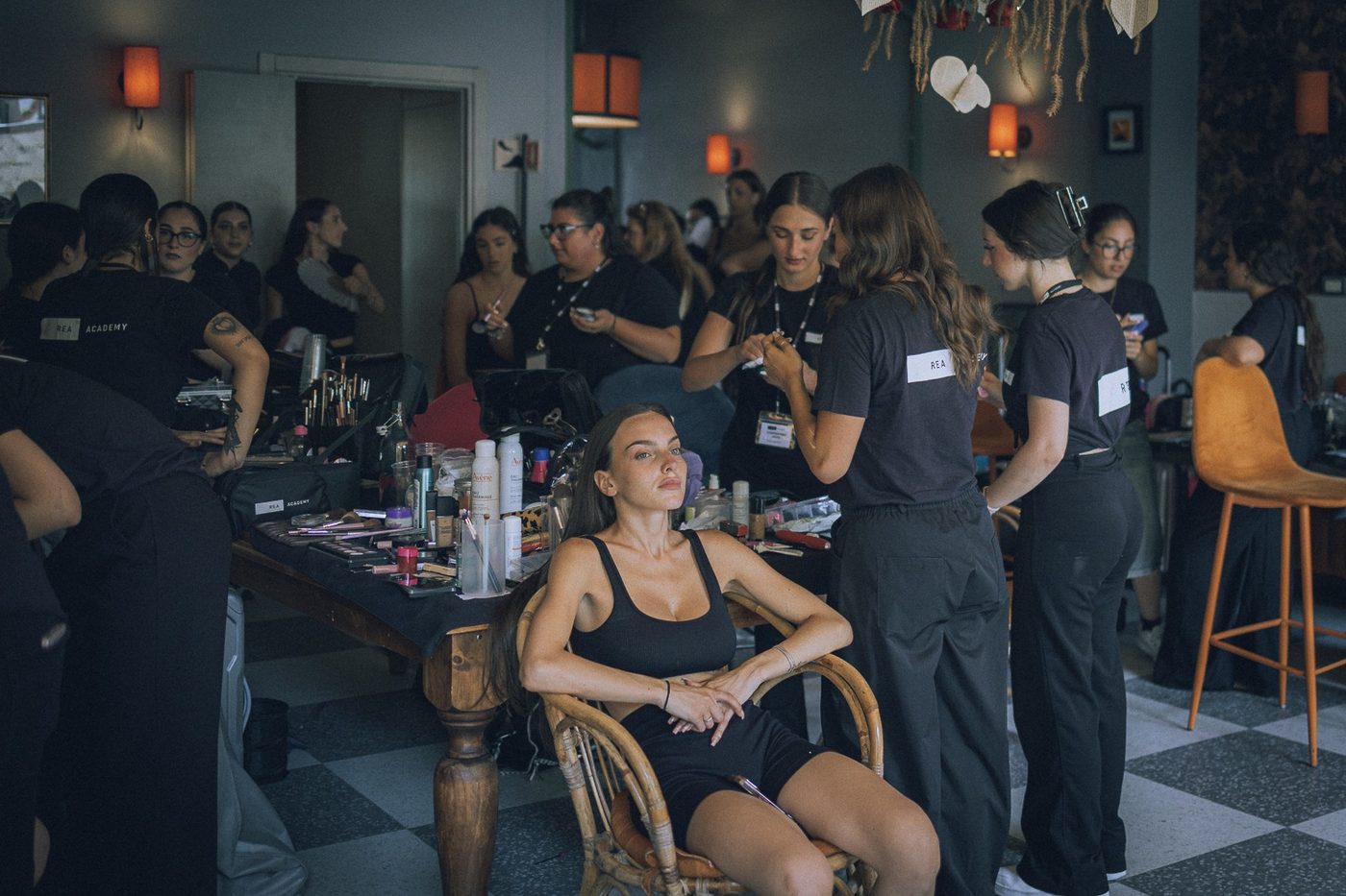 Il backstage di Miss Italia Campania, durante la preparazione